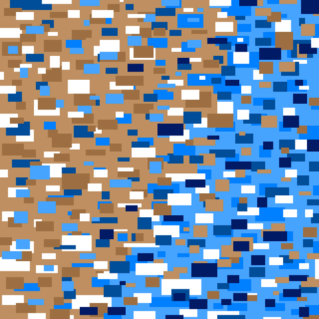 Shoreline. 36" x 36". 2011.