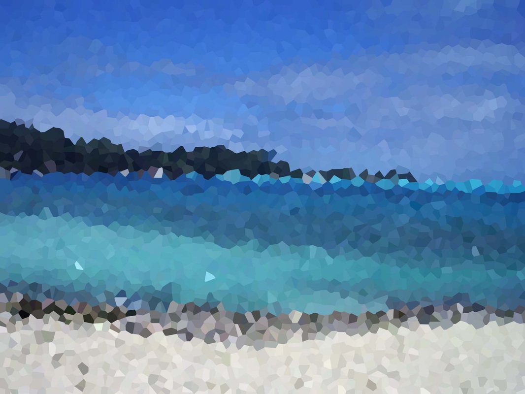 Beach. 16" x 20". 2009.